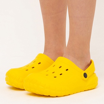 Сабо детские из ЭВА, цвет желтый - Обувь ЭВА для мужчин, женщин и детей от производителя Колесник
