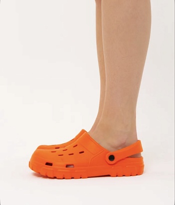 Сабо резиновые Prad из ЭВА, цвет оранжевый - Обувь ЭВА для мужчин, женщин и детей от производителя Колесник