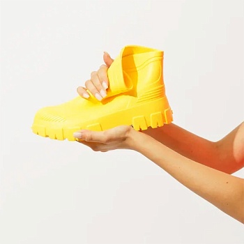 Сапоги резиновые женские, цвет желтый - Обувь ЭВА для мужчин, женщин и детей от производителя Колесник