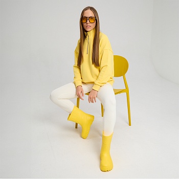 Сапоги резиновые женские Леди, цвет желтый - Обувь ЭВА для мужчин, женщин и детей от производителя Колесник