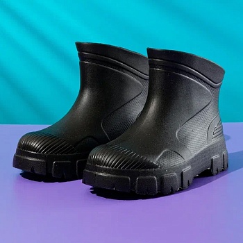 Сапоги резиновые женские, цвет черный - Обувь ЭВА для мужчин, женщин и детей от производителя Колесник
