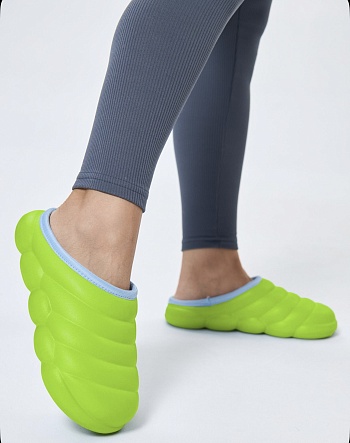 Галоши Колесник Сабо утеплённые, цвет салатовый - Обувь ЭВА для мужчин, женщин и детей от производителя Колесник