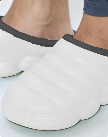 Галоши Колесник Сабо утеплённые, цвет белый - Обувь ЭВА для мужчин, женщин и детей от производителя Колесник