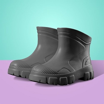 Сапоги резиновые мужские, цвет серый - Обувь ЭВА для мужчин, женщин и детей от производителя Колесник