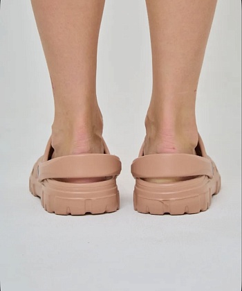 Сабо резиновые Prad из ЭВА, цвет капучино - Обувь ЭВА для мужчин, женщин и детей от производителя Колесник