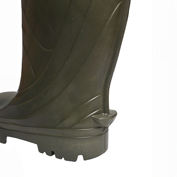 Резиновые сапоги AirBoots с меховыми вкладышами, цвет оливковый - Обувь ЭВА для мужчин, женщин и детей от производителя Колесник