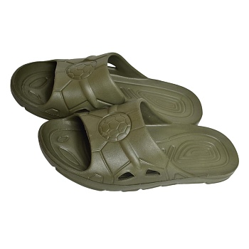 Шлепанцы детские, подростковые, цвет оливковый - Обувь ЭВА для мужчин, женщин и детей от производителя Колесник