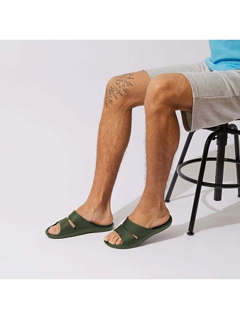 Шлепанцы ЭВА, цвет темно-зеленый - Обувь ЭВА для мужчин, женщин и детей от производителя Колесник