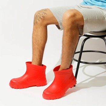 Сапоги резиновые мужские, цвет алый - Обувь ЭВА для мужчин, женщин и детей от производителя Колесник