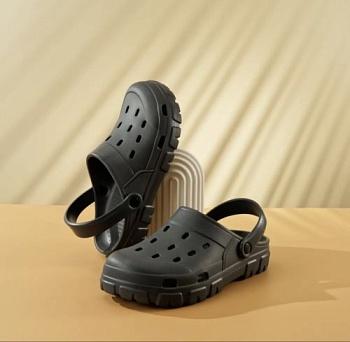 Сабо резиновые Prad из ЭВА, цвет чёрный - Обувь ЭВА для мужчин, женщин и детей от производителя Колесник