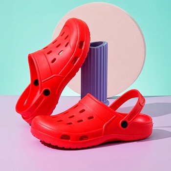 Сабо из ЭВА, цвет алый - Обувь ЭВА для мужчин, женщин и детей от производителя Колесник