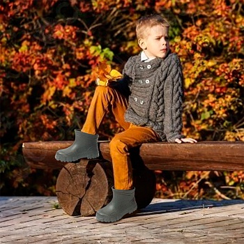 Сапоги детские резиновые, цвет серый - Обувь ЭВА для мужчин, женщин и детей от производителя Колесник