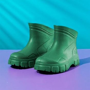 Сапоги резиновые мужские, цвет зеленый - Обувь ЭВА для мужчин, женщин и детей от производителя Колесник