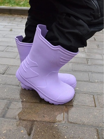 Сапоги подростковые, женские Thunder, цвет лавандовый - Обувь ЭВА для мужчин, женщин и детей от производителя Колесник